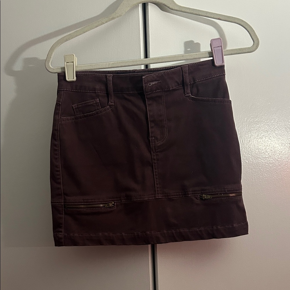 Hollister Purple 5 Pocket Skirt